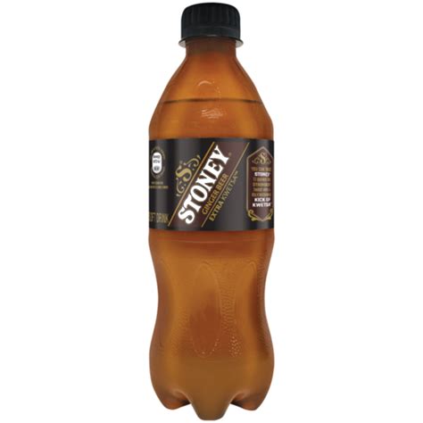 Stoney Ginger Beer Extra Kwesta Soft Drink Bottle 440ml | Lemonade ...