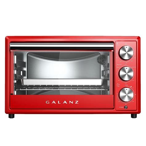 Galanz 1500 W 25L Retro Red Convection Toaster Oven With Air Fry GRH1209RDMA181 - The Home Depot