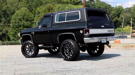 WhipAddict: Gloss Black Wrapped 88' Chevrolet K5 Blazer Silverado Lifted On Off Road 24s by ...