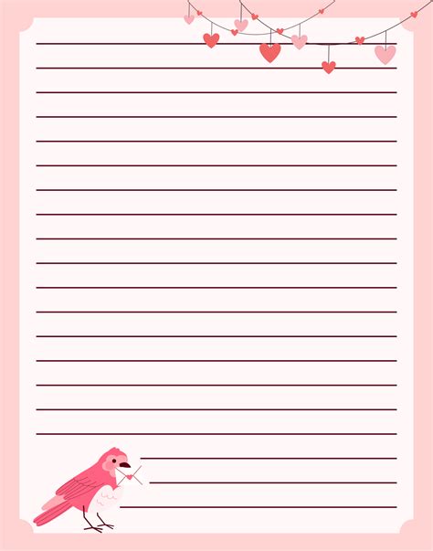 Printable Paper For Letter Writing