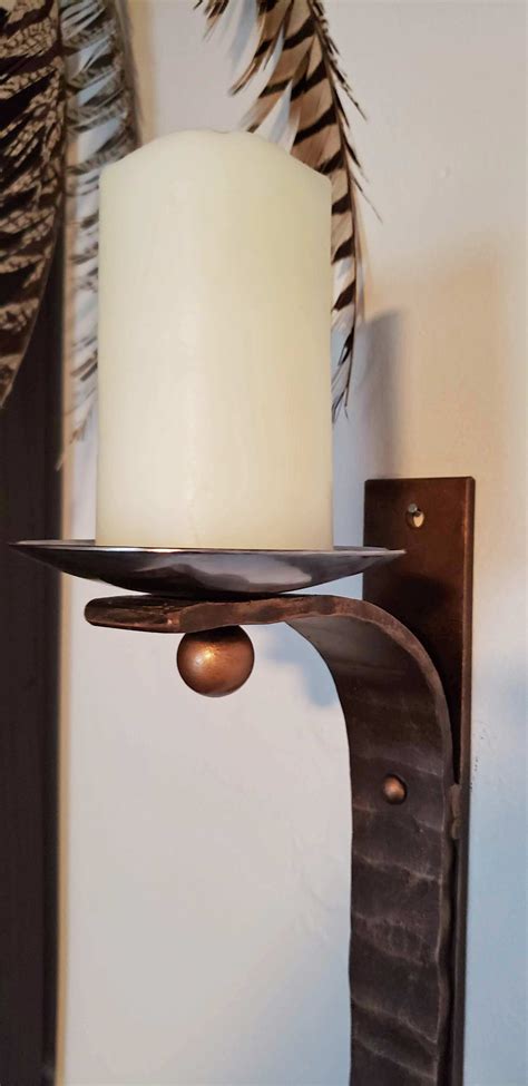 Stunning Wrought Iron Wall Candle Sconce-Handcrafted, Unique & Exceptional | Shoreline ...