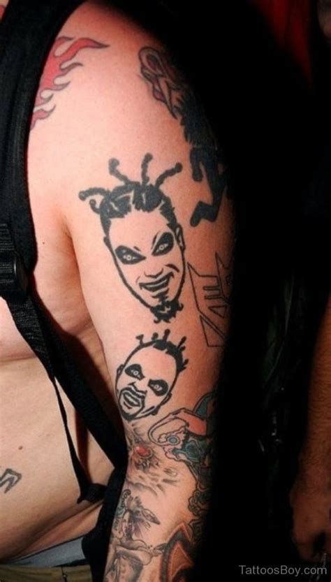 Awesome ICP Tattoo On Full Sleeve - Tattoos Designs