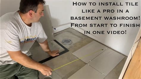 How To Lay Tile On Cement Basement Floor – Flooring Ideas