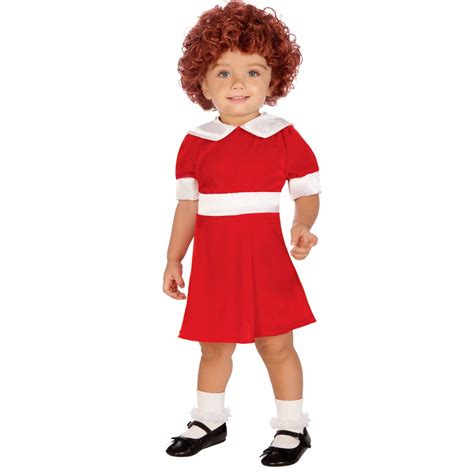 Annie Red Dress Toddler Costume - Walmart.com