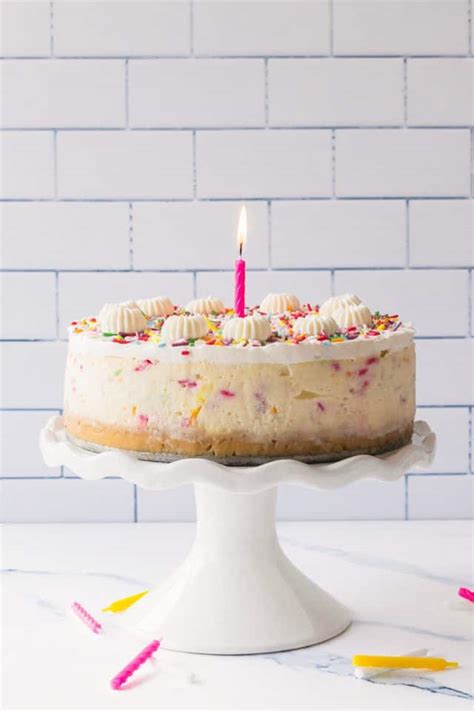 Quick Funfetti Birthday Cheesecake Recipe — Sugar & Cloth