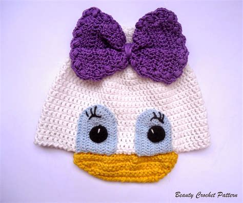 Beauty Crochet Pattern: DAISY CROCHET HAT PATTERN Crochet Knit Hat, Crochet Girls, Crochet Baby ...