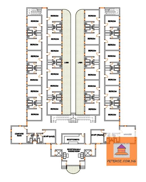 5 Astounding Hotel Building Floor Plan Designs