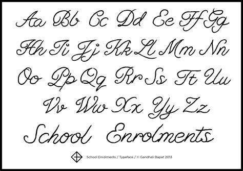 Cursive Letters In The Alphabet