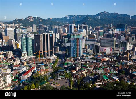 Skyline Seoul South Korea Stock Photo - Alamy