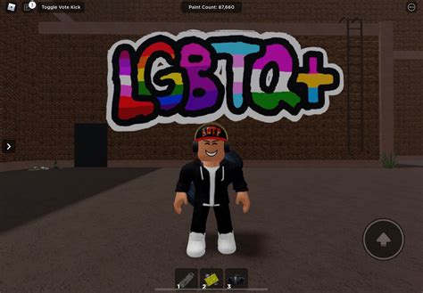 Epic lgbtq+ graffiti I made in spray paint : r/roblox