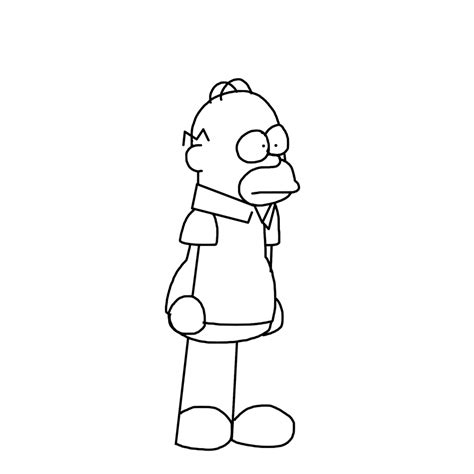 Doodle of Homer Simpson by MarcosPower1996 on DeviantArt