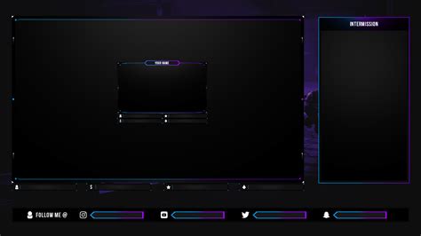 Free Animated Fortnite Twitch Live Stream Overlay Package Template - Zonic Design Download