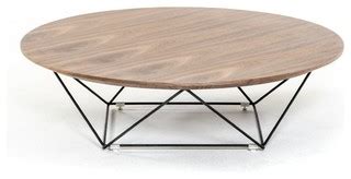 Spoke Modern Walnut Coffee Table - Contemporary - Coffee Tables - by Furniverse