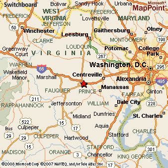 Where is Gainesville, Virginia? see area map & more