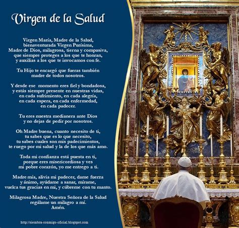 Virgen de la Salud | Oraciones religiosas, Oraciones, Virgen