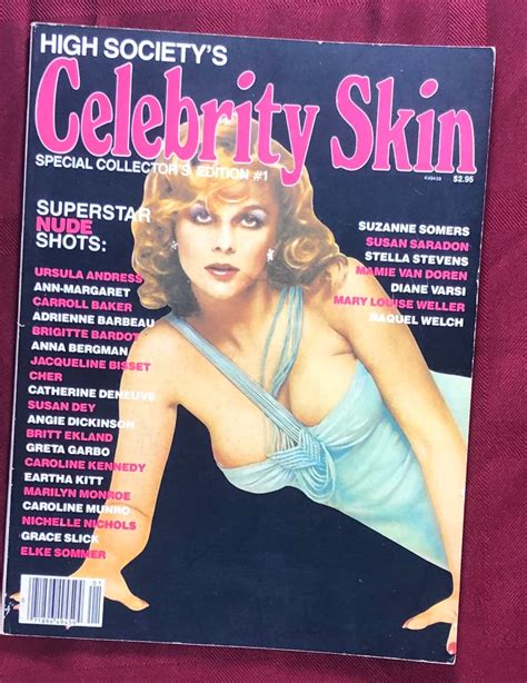 First Issue 1979 High Society's Celebrity Skin Magazine | Etsy