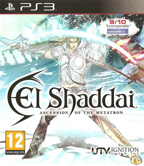 El Shaddai: Ascension of the Metatron (2011) PlayStation 3 box cover art - MobyGames