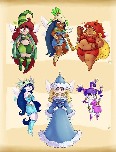 Rayman : Nymphs Redesign by FrancoisL-Artblog on DeviantArt