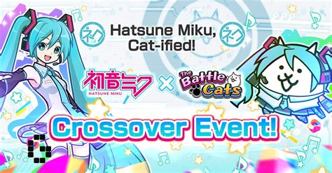 Hatsune Miku and The Battle Cats collab! - GamerBraves