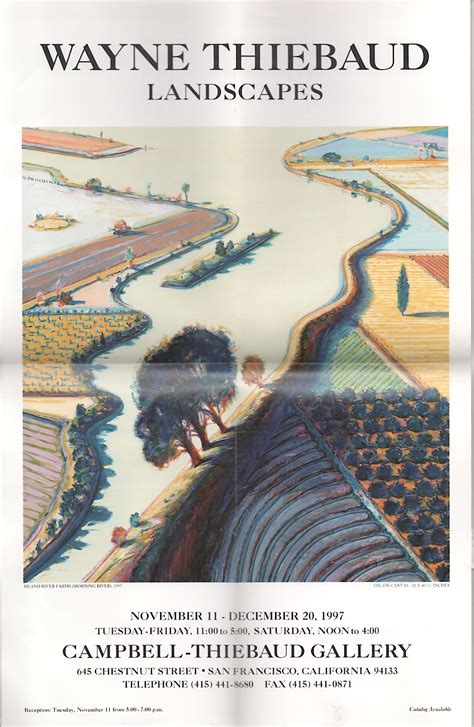 Wayne Thiebaud: Landscapes von THIEBAUD, Wayne: (1997) | Jeff Hirsch ...