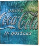 Vintage Coca Cola Vending Machine Signage - Blue and Green Photograph by Marianna Mills | Fine ...