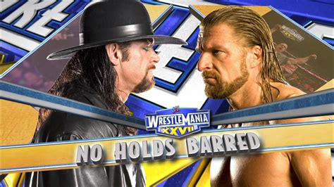 Undertaker vs. Triple H Wrestlemania 27 : r/WWEMatchGraphics