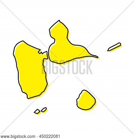 Simple Outline Map Vector & Photo (Free Trial) | Bigstock