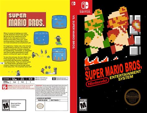 VS. SUPER MARIO BROS. Box Art : NintendoSwitchBoxArt