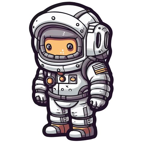 Cute cartoon astronaut 23959291 PNG