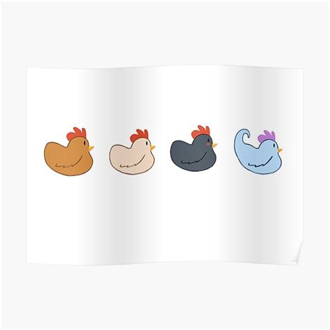 Stardew Valley Chickens Premium Matte Vertical Poster Designed & Sold ...