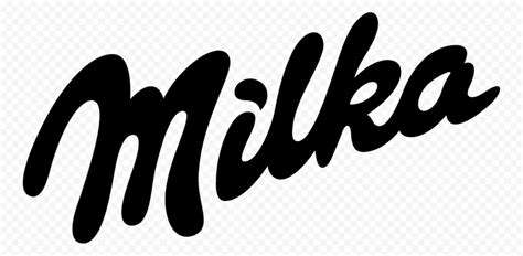 Milka Chocolate Black Logo Transparent PNG | Citypng