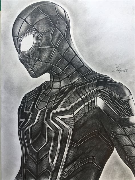 Spider-Man: Miles Morales Classic Suit Color Pencil Drawing | ubicaciondepersonas.cdmx.gob.mx