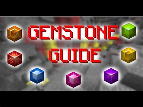 Gemstone guide (Hypixel Skyblock) - YouTube