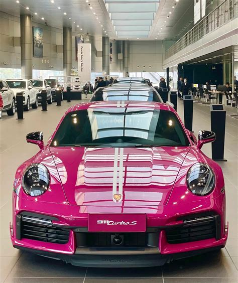 2022 Porsche 911 Turbo S In Ruby Star Proves Pink Can Be Cool | Carscoops
