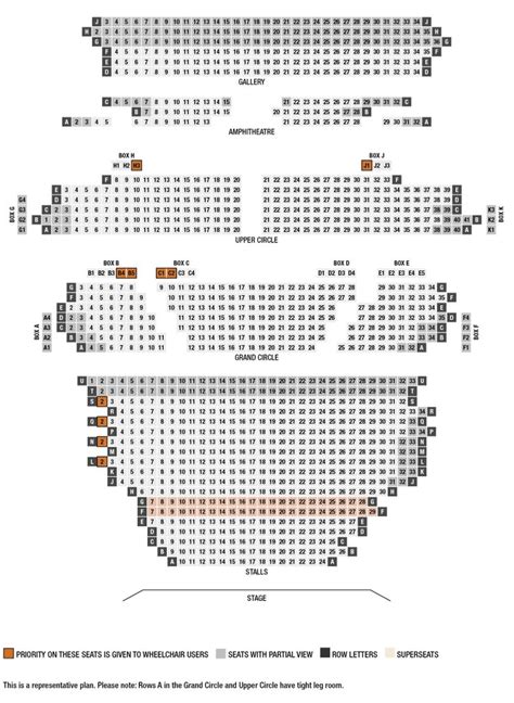 Seating Plan | Newcastle Theatre Royal