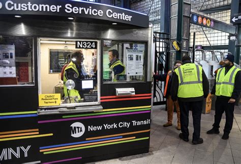 Station agents at Jackson Heights transit hub now serving riders outside customer service ...