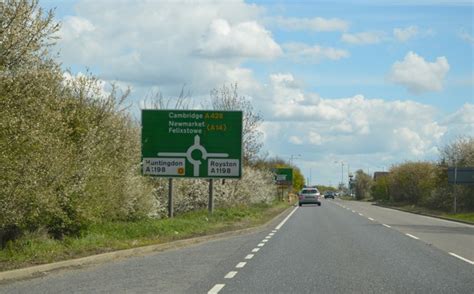 A428 to Cambridge © N Chadwick cc-by-sa/2.0 :: Geograph Britain and Ireland