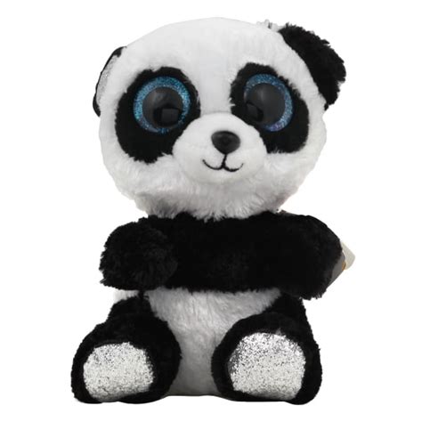 TY Beanie Boos - BAMBOO the Panda (Blue Glitter Eyes - Silver Feet)(Regular Size - 6 inch ...