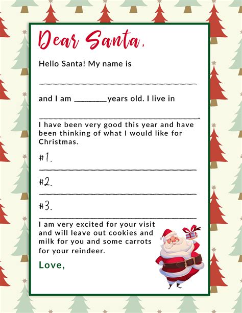 Letter From Santa Template Microsoft Word | Wallpaper Site