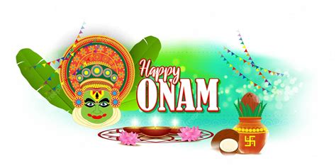 Premium Vector | Vector illustration for Onam greeting