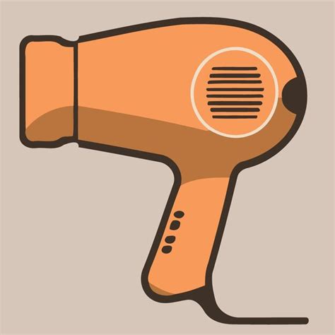 Premium Vector | Hair dryer beauty salon tool isolated