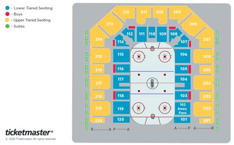 Sheffield Varsity 2023 Seating Plan - Utilita Arena Sheffield