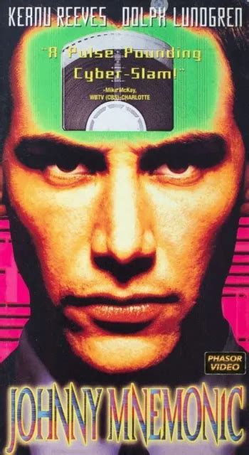 JOHNNY MNEMONIC (VHS, 1995) Black Tape/standard case, Keanu Reeves EUR ...