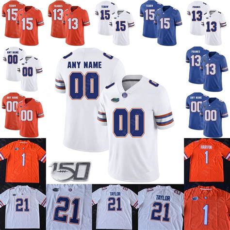 2021 Florida Gators Football Jersey Dante Fowler Jr Rex Grossman Cris ...