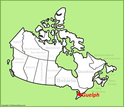 Guelph Map | Ontario, Canada | Detailed Maps of City of Guelph