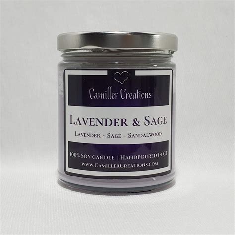 Lavender & Sage Candle – Camiller Creations