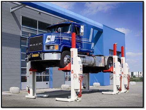Heavy Duty Vehicle Lifts : Column and Platform Lifts