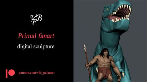 ArtStation - Fang and Spear - Primal fan art for 3D printing | Resources