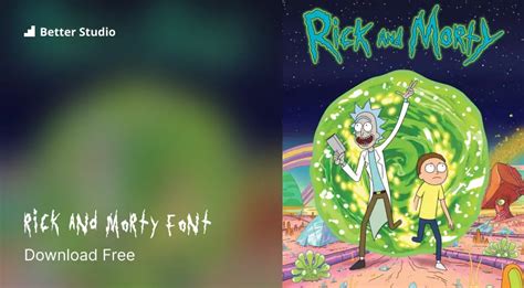 Rick and Morty Font: Download Free HERE