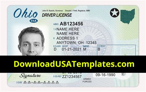 Editable drivers license template - paseenterprise